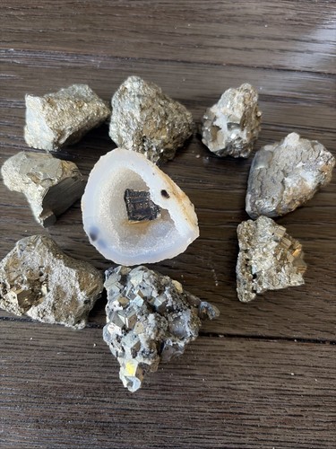 Pyrite Crystals Lot of 8