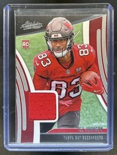2025 Panini Absolute Tez Johnson Rookie Materials RC Jersey #ARM-TJN Buccaneers
