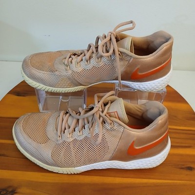 Nike Flare 2 Hardcourt Shoes Womens 10.5 Metallic Rose Gold Serena AV4713-900
