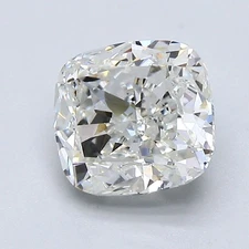 Cert. GIA 1.90 CT Cushion Cut Natural Mined Diamond Loose I color SI1 clarity