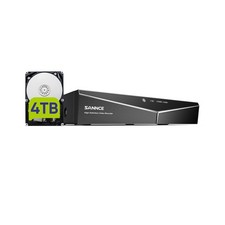 16 Channel Security CCTV DVR with 4TB Hard Drive, SANNCE 1080p Lite 5-in-1 Hy...