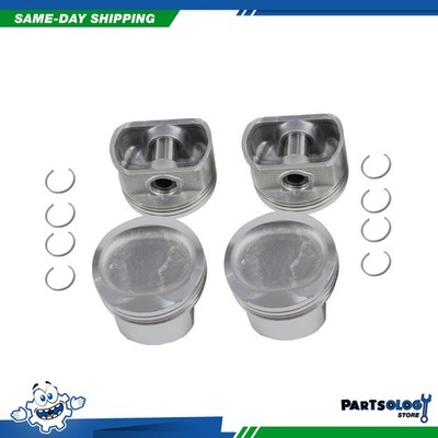 DNJ P951 Std. Complete Piston Set For 00-08 Toyota Corolla 1.8L DOHC 16v