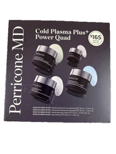 Perricone MD Cold Plasma+ Power Quad Set - 3.25 oz Total Gift Set - NEW IN BOX -