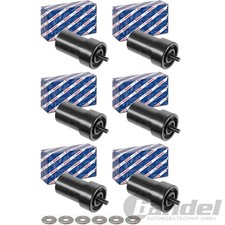 6x BOSCH EINSPRITZDÜSE +ELRING DICHTRING passend für MERCEDES W124 OM603 300D TD