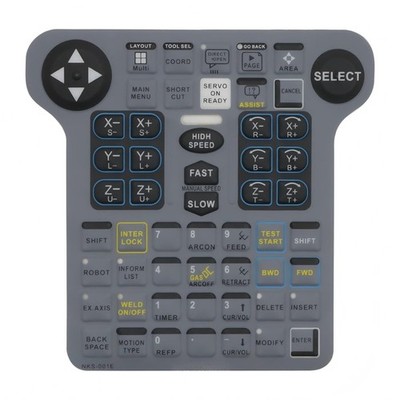 New NKS-001E Keypad Membrane for Yaskawa NX100 JZRCR-NPP01-1 Teach Pendant