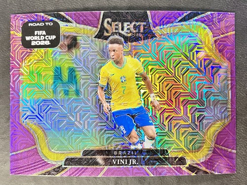 2025-26 Panini Select Road To FIFA World Cup Purple Mojo Prizm Vini Jr. #228