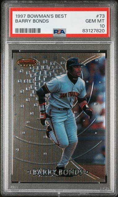 1997 Bowman's Best #73 Barry Bonds PSA 10 (low pop)