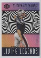 2018 Panini Illusions Living Legends Black 15/25 Stephen Gostkowski #LL-SG z5b