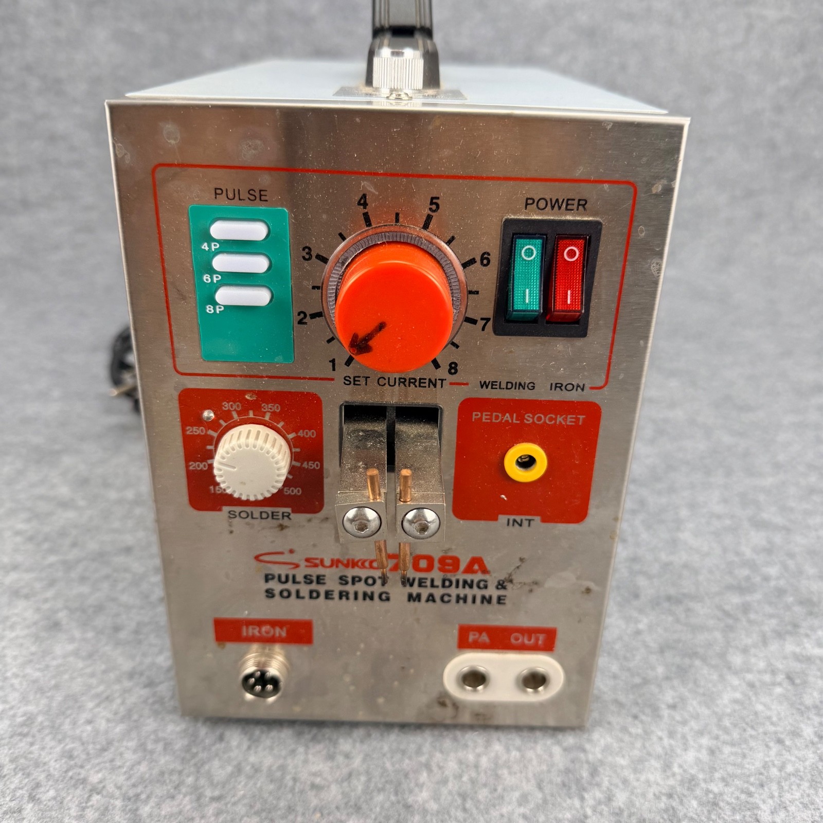 SunKKO 709A Pulse Spot Welding & Soldering Machine 110V Powers On Not Tested