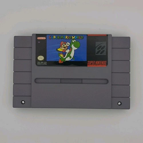 Nintendo Super Mario World Super Nintendo NTSC-U/C (US/Canada) Tested & Working