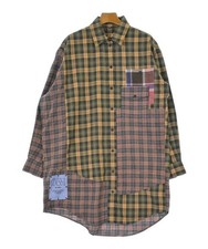 McQ Shirt Dresses KhakixYellowxPinketc.(Check Pattern) XXS 2200550366160