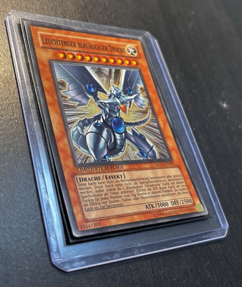 Yu-Gi-Oh! Leuchtender Blauäugiger Drache MOV Super Rare Near Mint - Bild 3 von 4
