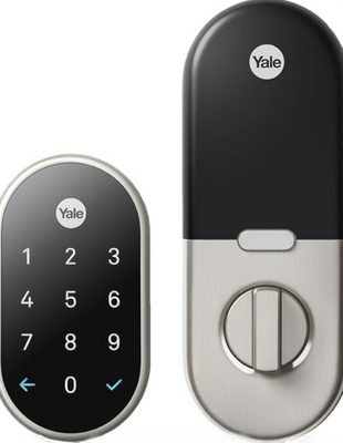 #ad #ad Yale Nest x Yale Lock Smart Lock for Keyless Entry RB YRD540 WV 619 Satin Nickel $29.99