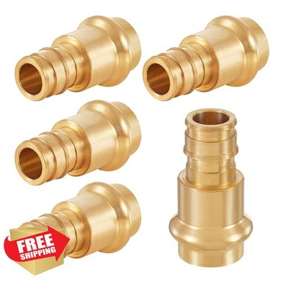 HeSun 3/4'' copper press X PEX-A F1960 adapter 5-pack