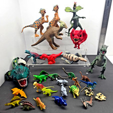 Dinosaur Action Figures Toy Large Lot of 25 Assorted Plastic Animals Playset