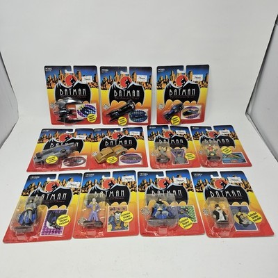 ERTL 1993 * Batman Animated Series * Die Cast Figures & Vehicles Set Of 11