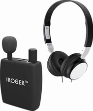 IROGER Hearing Amplifier Rechargeable Hearing Device with Standard Headphone