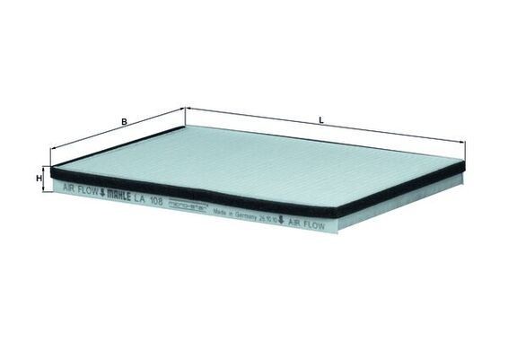 Filter Innenraumluft Knecht LA 108 FÜR Renault Innenraumfilter Pollenfilter-image