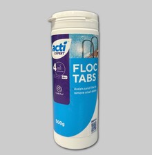 Pool Floc Sparkle Tablets  500G (10x50G Tabs) - Pool, Spa & Hot Tub Chemicals