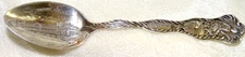 1893 Columbia Expo- Womans Building 4 1/2" Souvenir Spoon