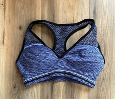 Victoria  s Secret PINK Sz Medium Padded Sports Bra Push Up Blue