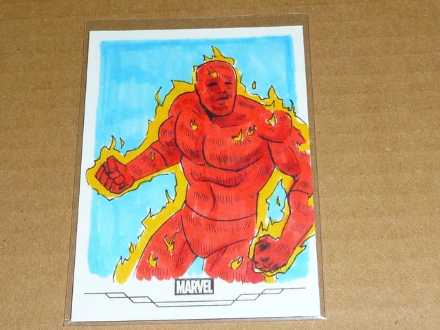 2025 Topps Marvel Comic Book Heroes Marlo Agunos Artist Sketch Card 1/1 O824