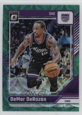 2024 Panini Donruss Optic International Green Prizm 24/25 DeMar DeRozan #218 7n6