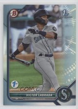 2022 Bowman 1st Edition Sky Blue Foil Victor Labrada #BPPF-150 0l0m