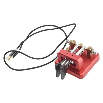 Dual 3,5 mm Audio Port für CW Schlüssel für Amateurfunk für Morsecode Übung
