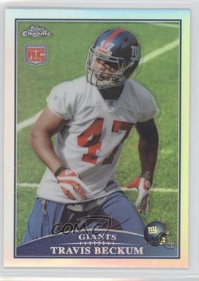2009 Topps Chrome Refractor Travis Beckum #TC167 1f0