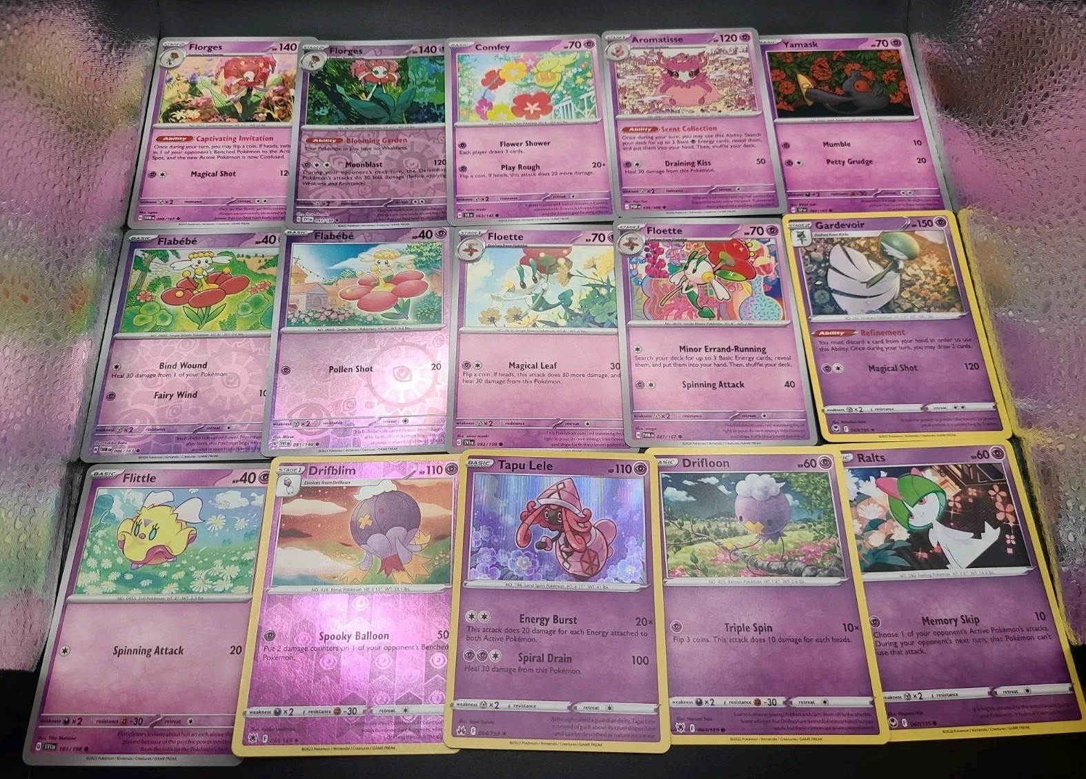 🌺🌼🌹💐🌸  75x Cute Pokémon Cards Flower & Plant Themed MEGA BUNDLE  🌷🌸💐🌻
