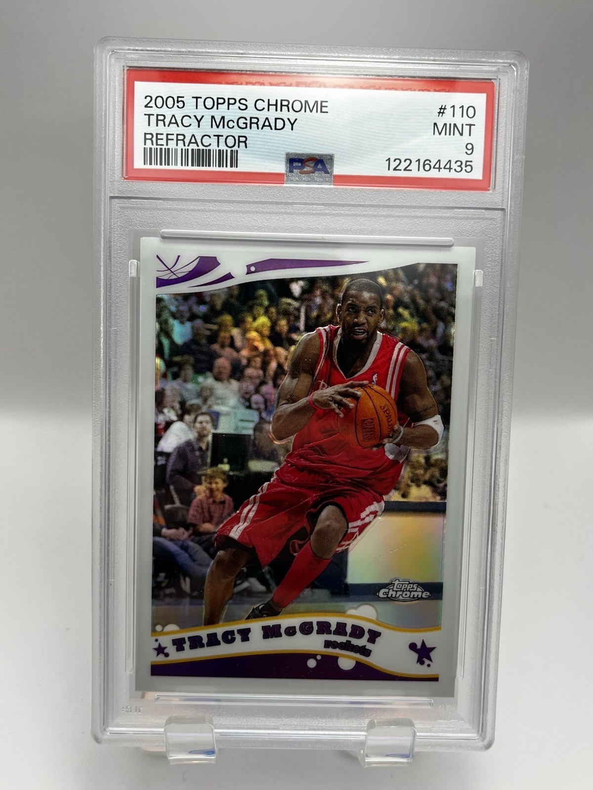2005-06 Topps Chrome - Tracy McGrady #110 Refractor /999 PSA 9