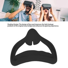 VR Glasses Silicone Eye Mask for Oculus Quest 2 Breathable Anti Sweat VR