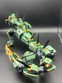 LEGO Ninjago Green Ninja Mech Dragon (70612) Dragon Parts & Pieces (INCOMPLETE)