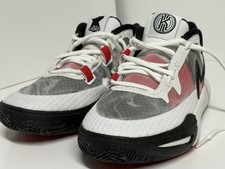 Nike Kyrie 8 GO GS White University Red Black Kids Size 5Y DQ8076-100