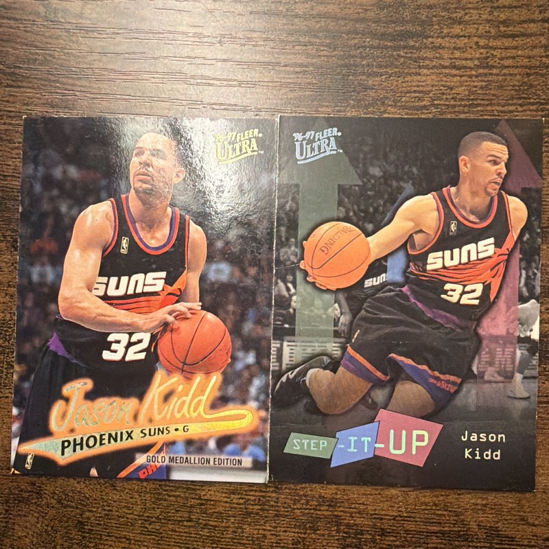 Jason Kidd 19 Card Lot 94-98 Rookie Cards Upper Deck Fleer Ultra