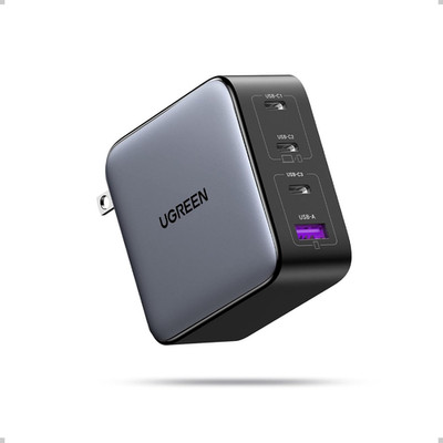 UGREEN Nexode 100W Gan USB C Charger, 4-Port Compact Foldable Fast Laptop Charge