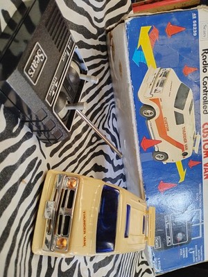 Vintage Sears Radio Custom Remote Control Van Works Broken Remote Original Box