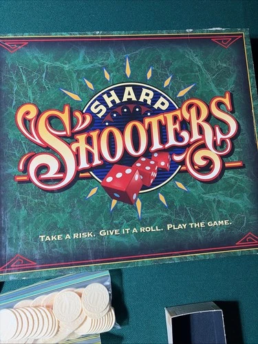 Sharp Shooters Dice Game 1994 Milton Bradley USA Vintage COMPLETE