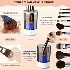 Electric Makeup Brush Cleaner Automatic Spinner Washer Machine USB Beauty Tool