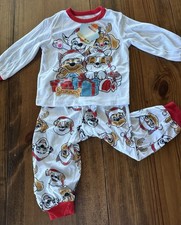 Baby Girl Boy Unisex 2T Nickelodeon Paw Patrol Pajamas NWT Christmas
