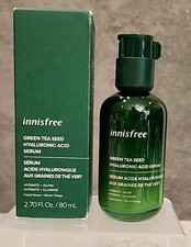 innisfree Green Tea Seed Hyaluronic Serum 80ml/2.70oz EXP 01/2026 MSRP 30