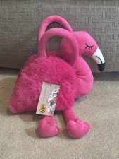 NEW - HOT PINK FLAMINGO CHILDS PURSE - CRACKER BARREL