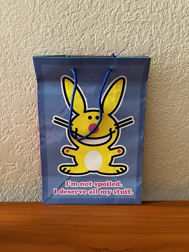 RARE Jim Benton Happy Bunny American Greetings Party Gift Bag