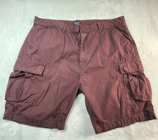LEVI STRAUSS  CO Levi's Mens 42 Shorts Maroon Red Cargo Pockets 8.5" inseam