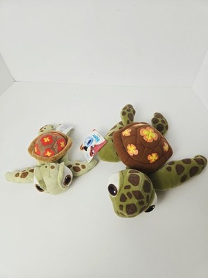 Disney Store plush Finding Nemo turtle squirt pair Finding Dory