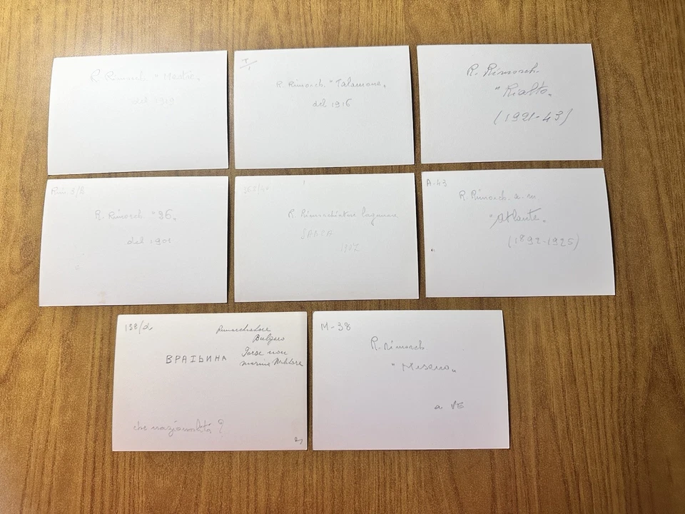 LOT DE 8 CARTES NAVIRES REMORQUEURS TALAMONE RIALTO ATLANTE MISENO DB - Photo 2/2