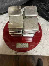 10 lbs 95% Pewter/Tin Ingots lead positive, local pickup available