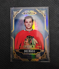 Upper Deck Stature Alec Regula Chicago Blackhawks Rookies Rookie Card #161 /45. rookie card picture
