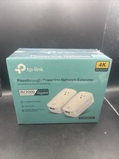 TP-LINK TLPA9020PKIT AV2000 2-Port Gigabit Powerline Starter Kit New Sealed